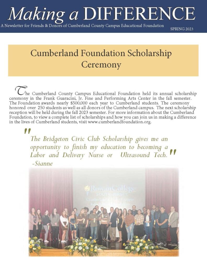 Making a difference cumberland foundation.