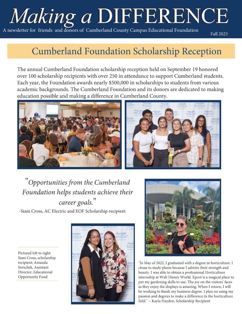 Making a difference cambodia foundation scholarship reception.