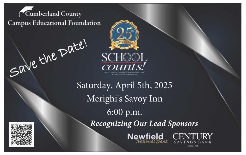 Invitation for the 25th Annual School Contacts event on April 5, 2025.