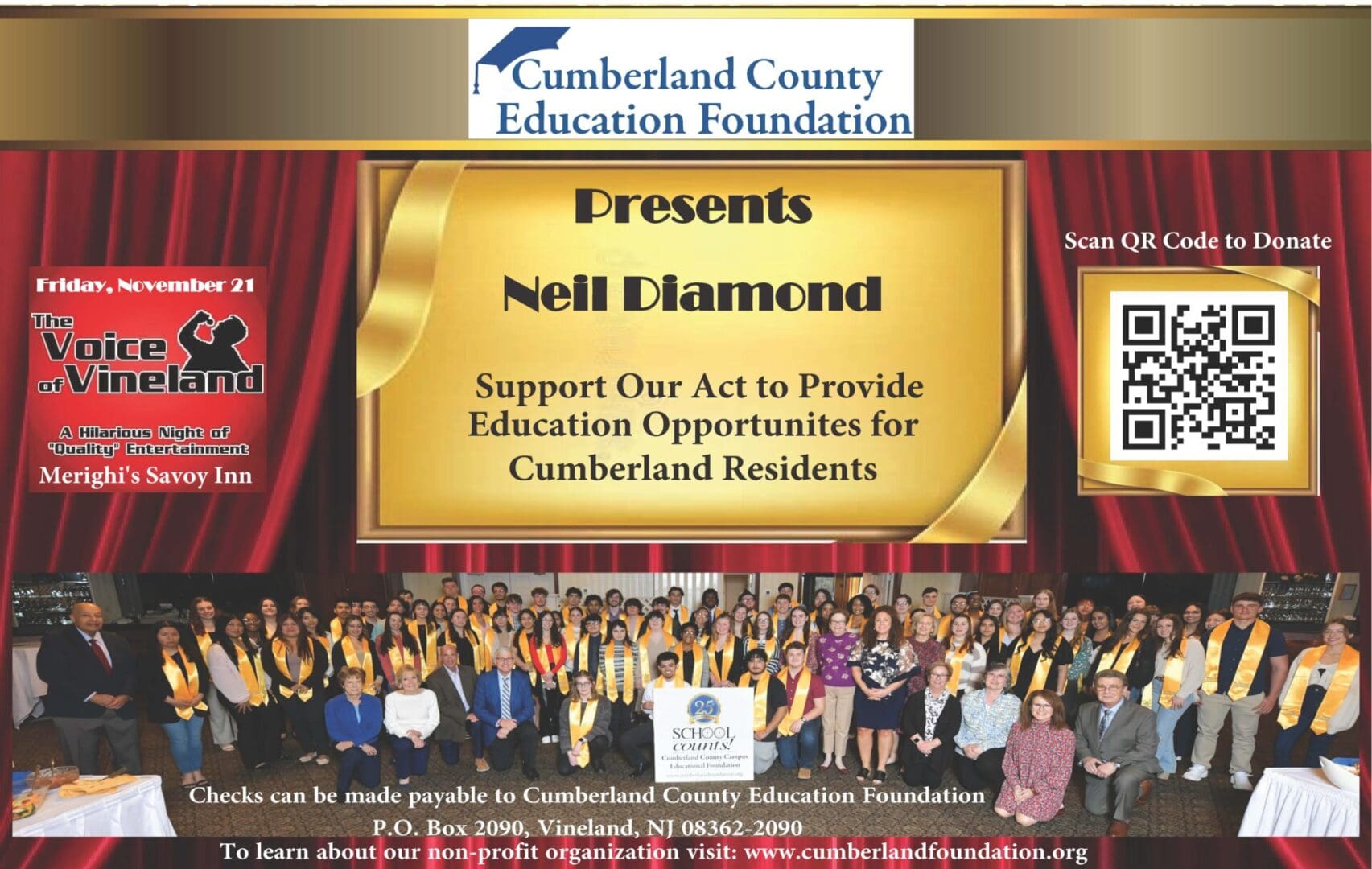 Cumberland County education fundraiser group photo