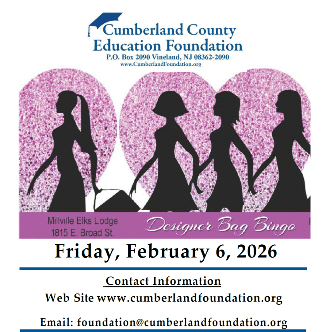 Silhouettes promoting Designer Bag Bingo event.