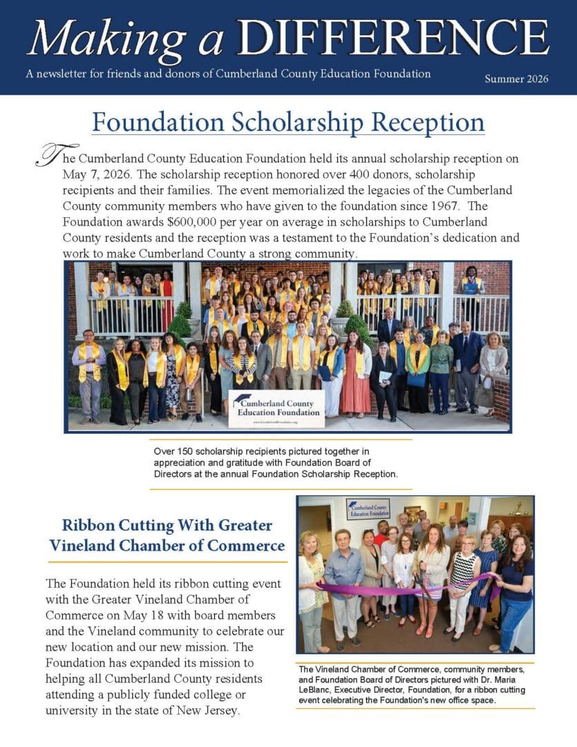 Ribbon cutting at Foundation office with chamber members